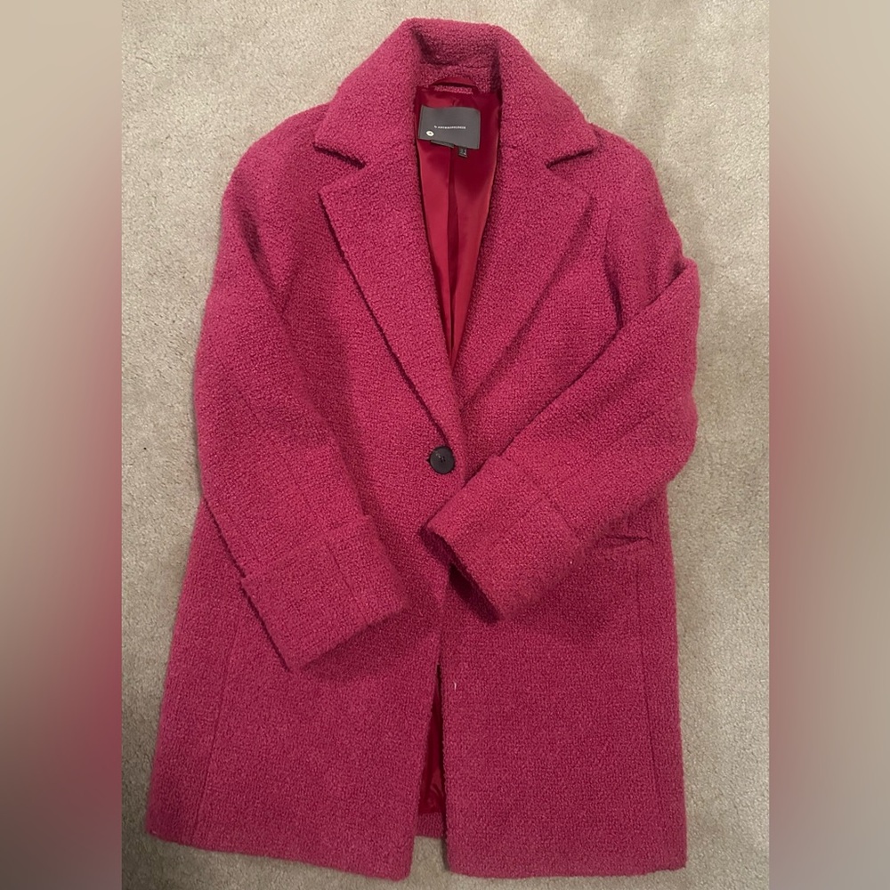 Anthropologie Yvette Boucle Coat